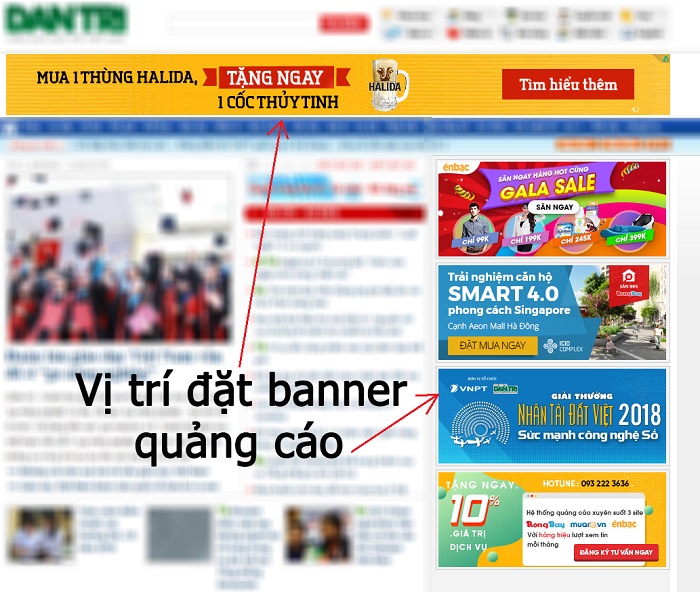 Quảng cáo Banner GDN shop thời trang