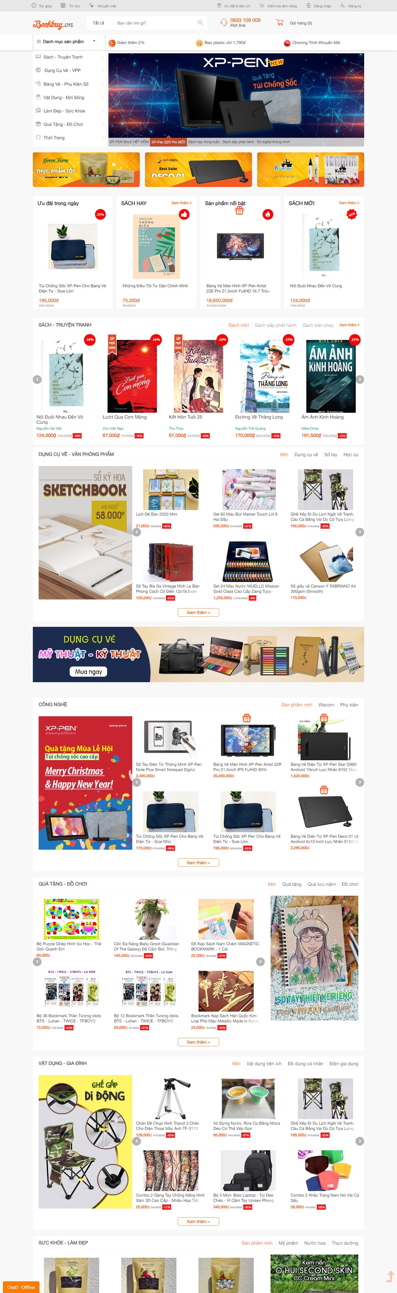 Thiết kế Website bán sách - bookbuy.vn