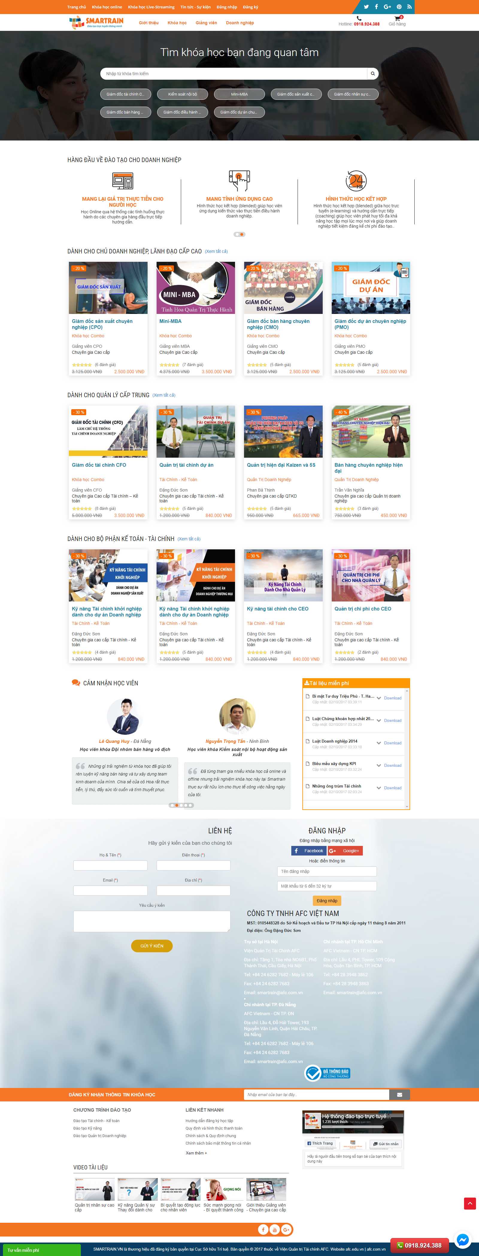Thiết kế Website logistics - smartrain.vn