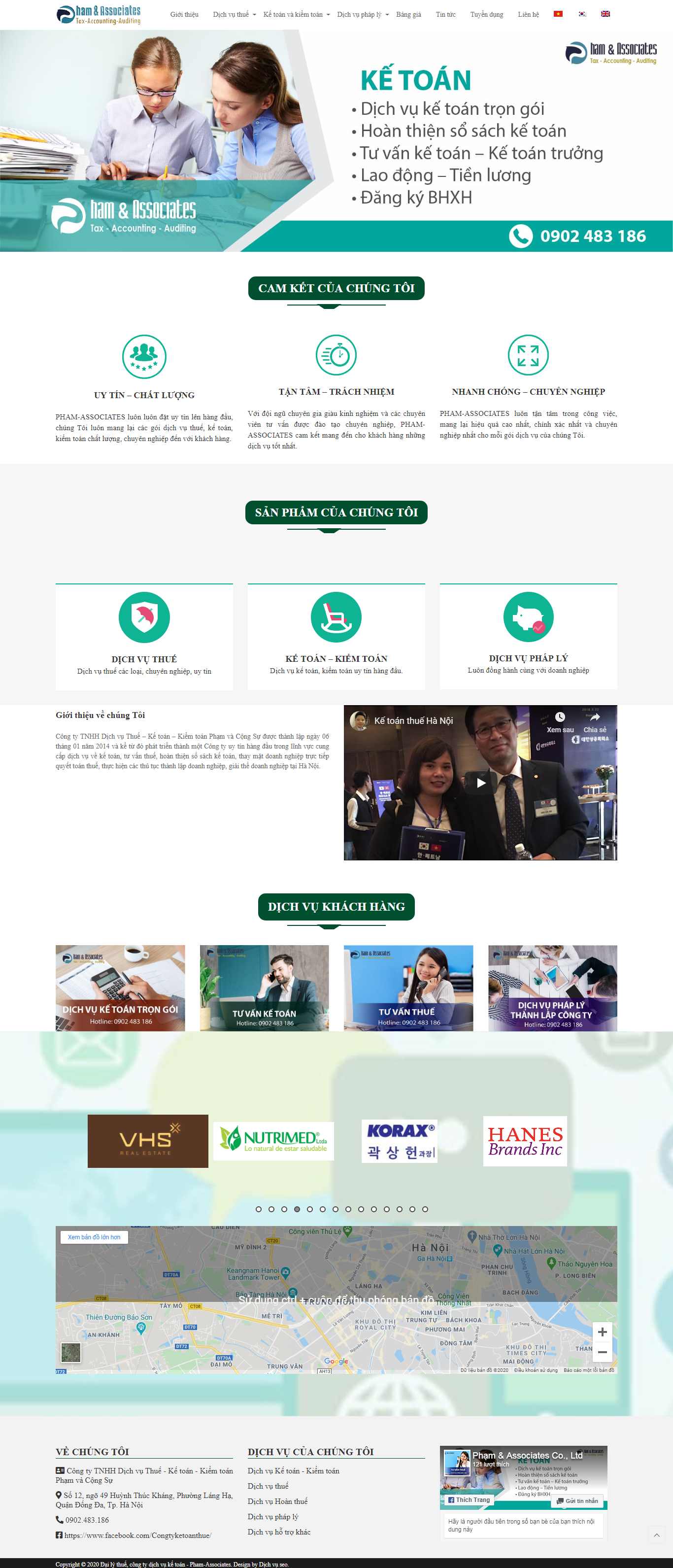 Thiết kế Website công ty kế toán - ketoanthuehanoi.vn