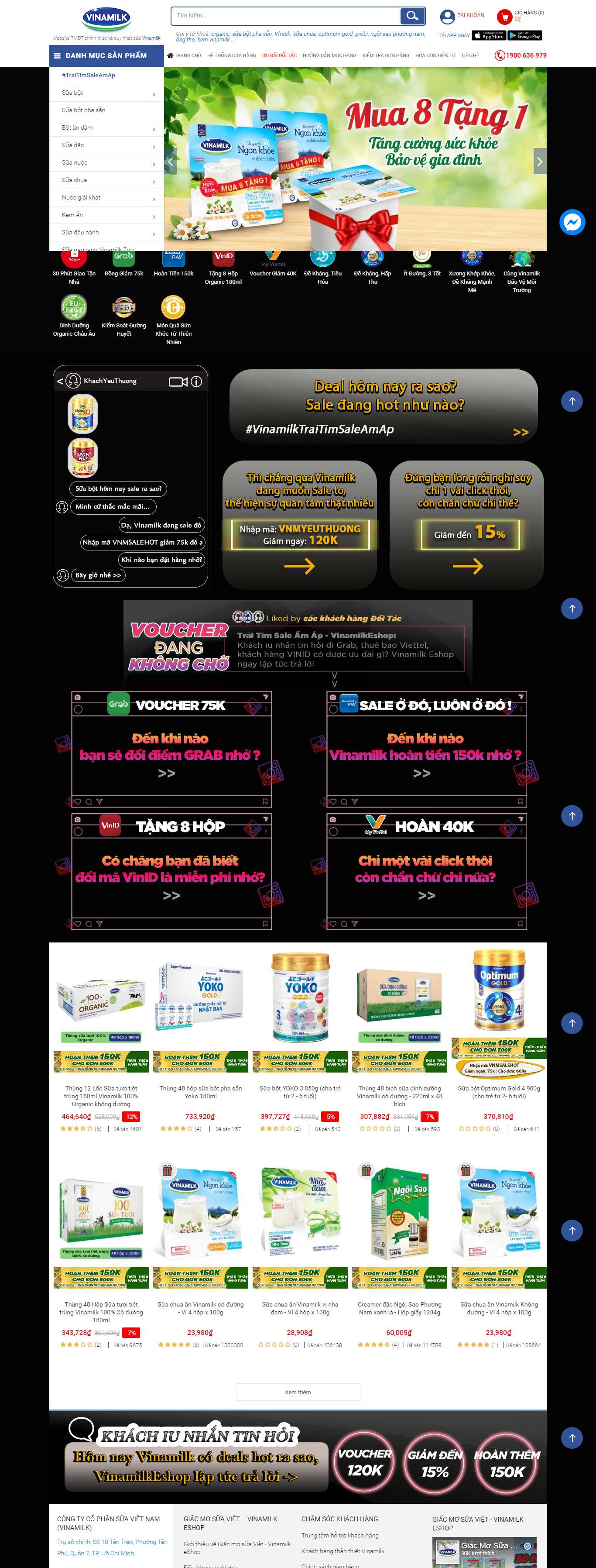 Thiết kế Website bán sữa - giacmosuaviet.com.vn