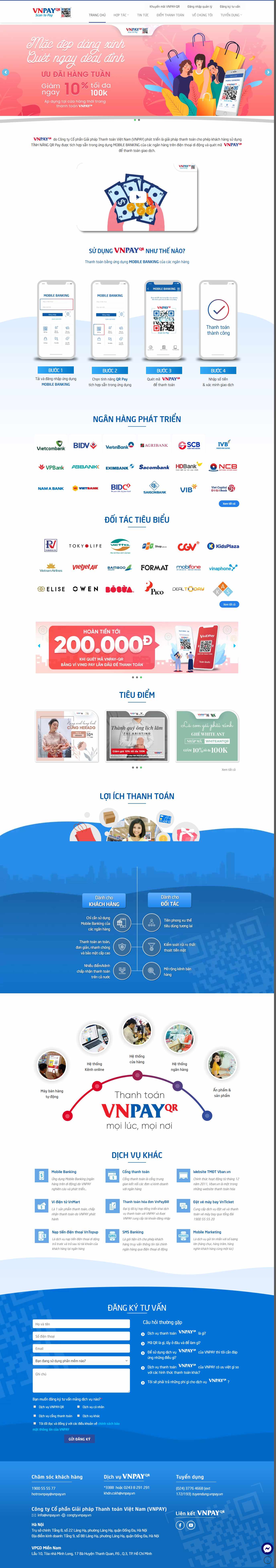 Thiết kế Website app ứng dụng - vnpay.vn