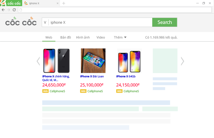 Quảng cáo Cốc Cốc Web thú cưng