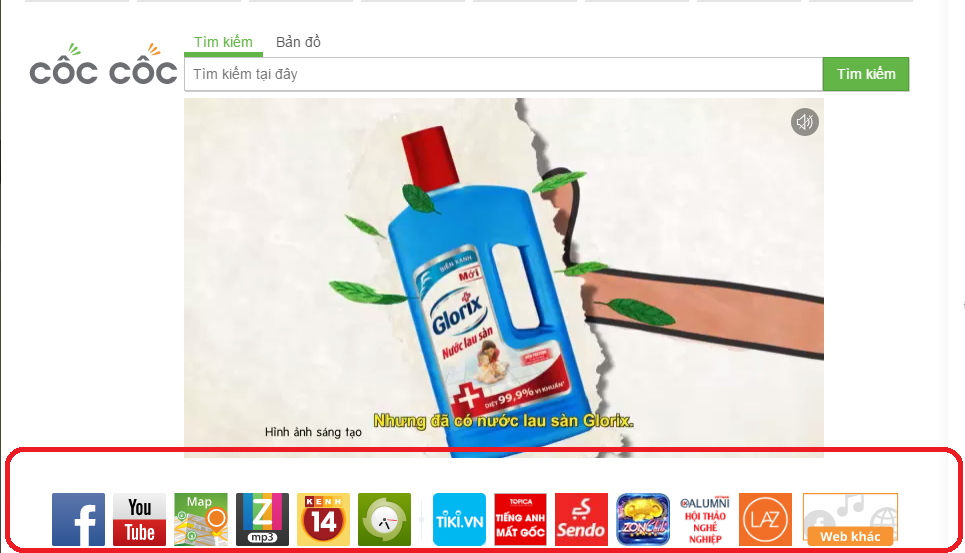 Quảng cáo Cốc Cốc Web thú cưng